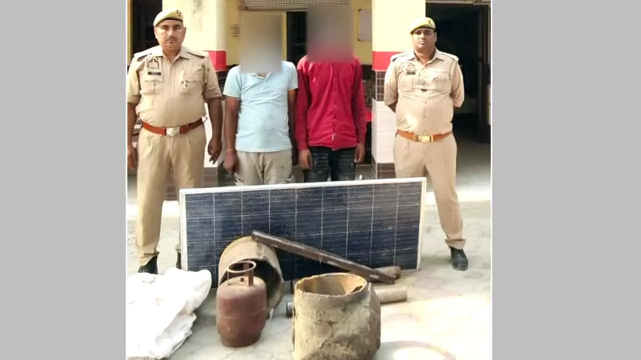 सीज गोदाम का ताला तोड़कर चोरी किया गया सामान बरामद, दो गिरफ्तार