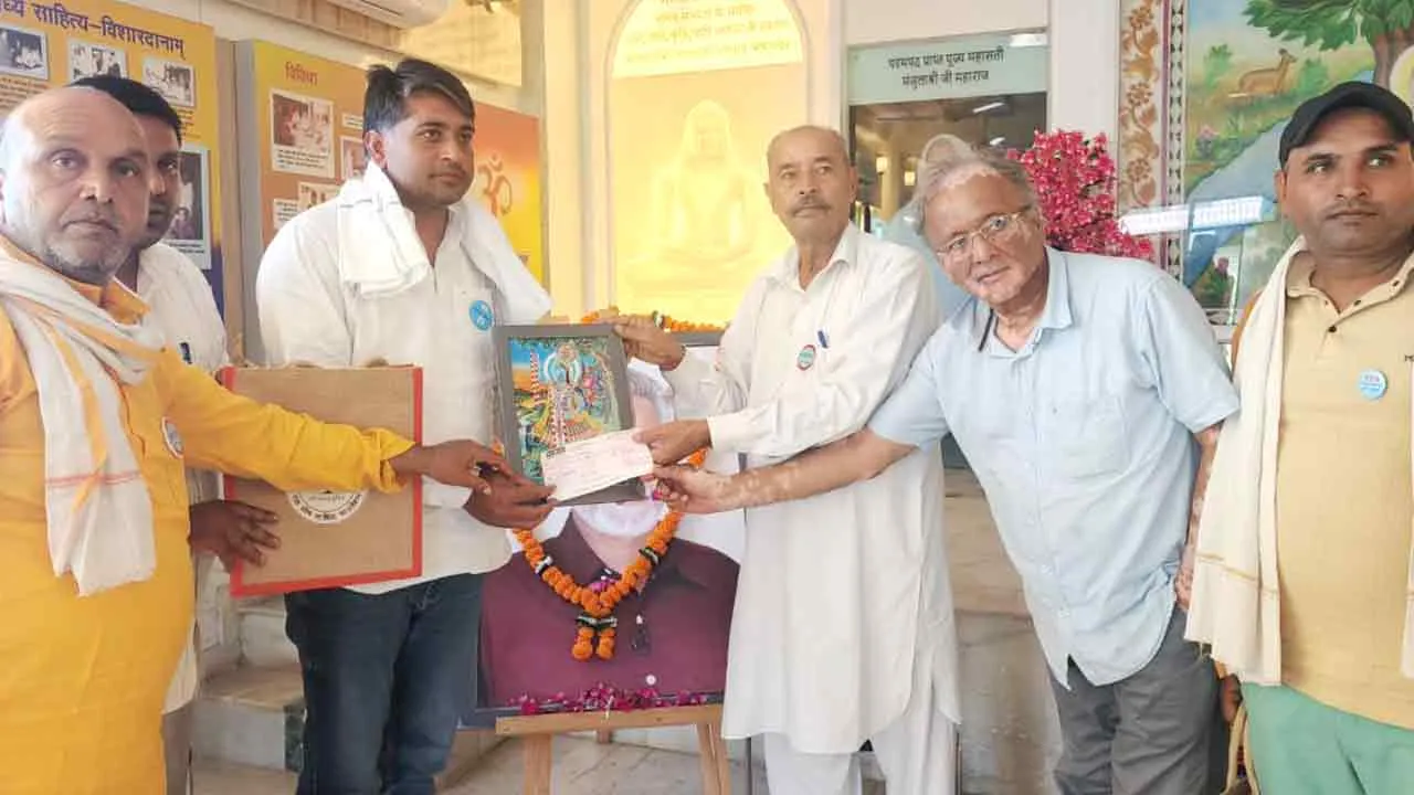 यमुना के संरक्षण में योगदान के लिए फारुख चौधरी सम्मानित