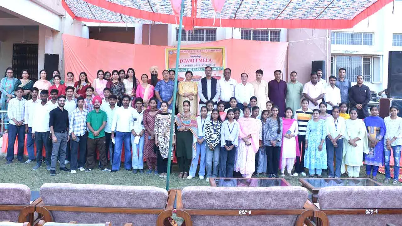 राजकीय महाविद्यालय छछरौली में दिवाली मेले का आयोजन किया गया