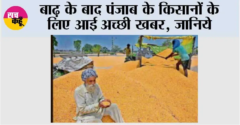 Punjab: बाढ़ के बाद पंजाब के किसानों के लिए आई अच्छी खबर, जानिये