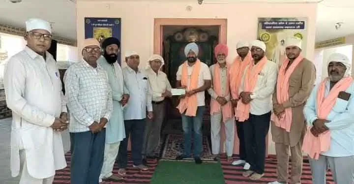 नए भवन निर्माण के लिए आर्थिक सहयोग प्रदान किया