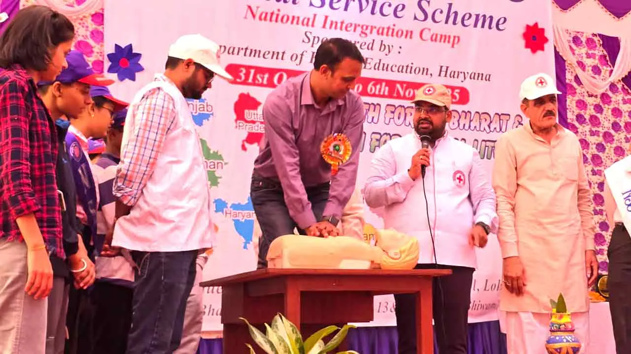 रैडक्रॉस ने 10 राज्यों के 200 स्वयं सेवकों को दिया बेसिक फर्स्ट एड व सीपीआर का प्रशिक्षण