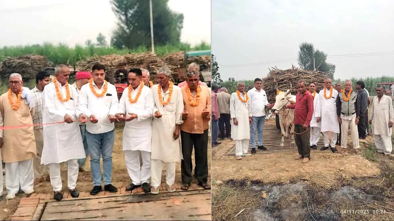 गांव डारौली में गन्ना किसानों के हित में ग्राम प्रधान ने किया सरहानीय कार्य