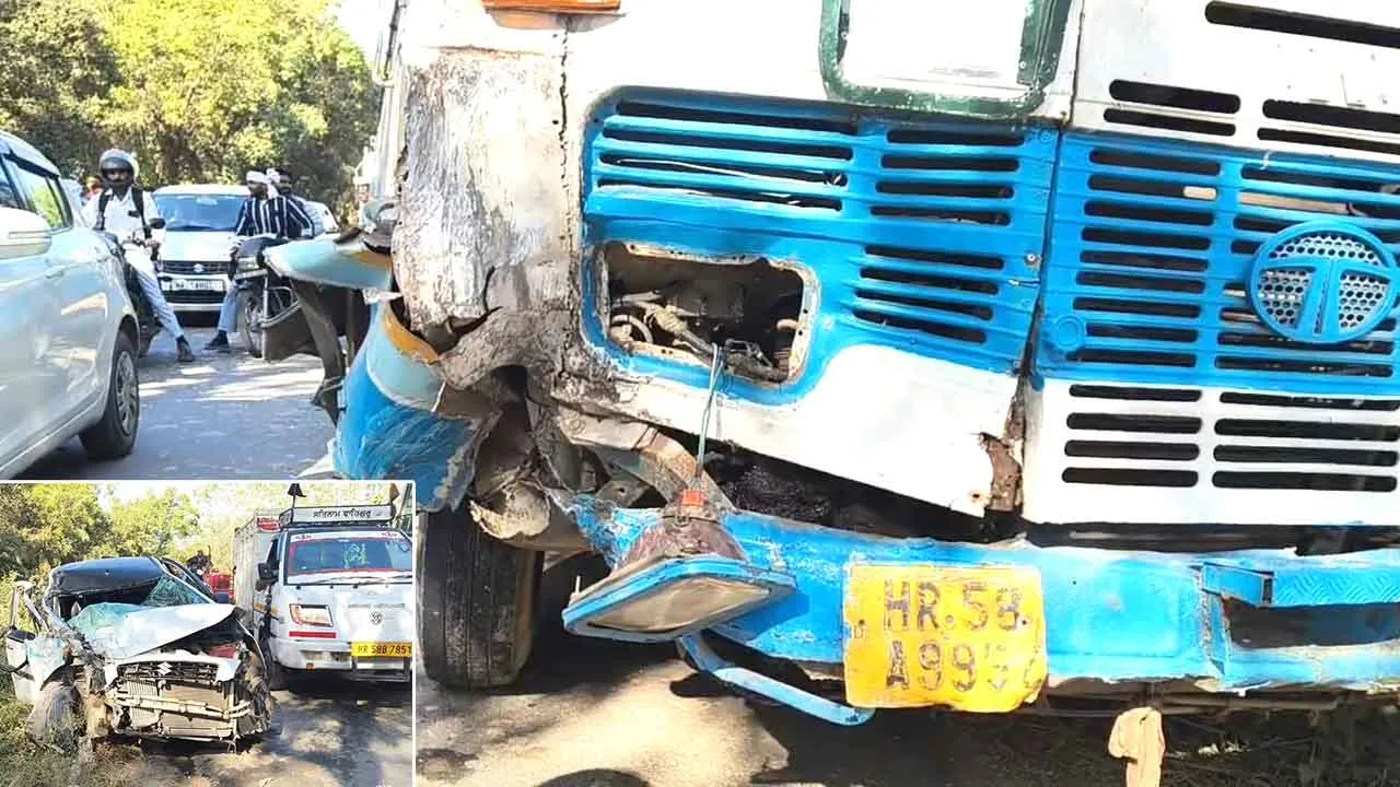 Roadways Bus Accident: रोडवेज बस से टकराई कार हादसे में कार चालक समेत चार घायल
