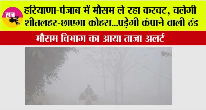 Fog-in-Haryana-Punjab: हरियाणा-पंजाब में मौसम ले रहा करवट, चलेगी शीतलहर-छाएगा कोहरा..पड़ेगी कंपाने वाली ठंड
