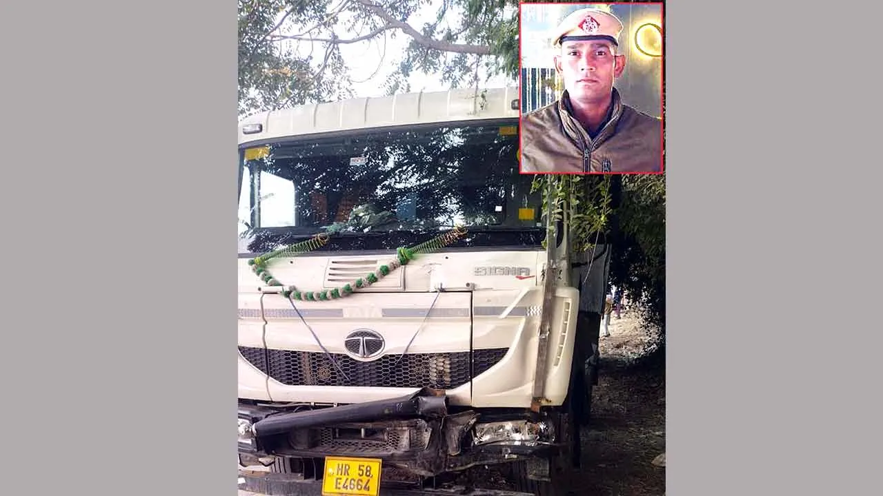 गुरुग्राम में ग्वाल पहाड़ी नाके पर तैनात सिपाही को ट्राले ने कुचला, मौत