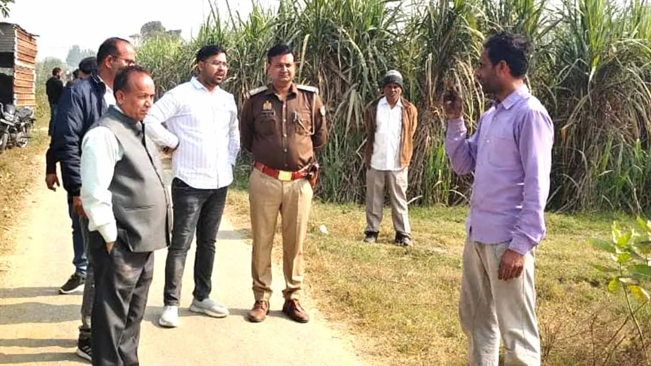 राजस्व टीम ने कॉलेज के भूमि सम्बन्धी विवाद का निस्तारण कराया