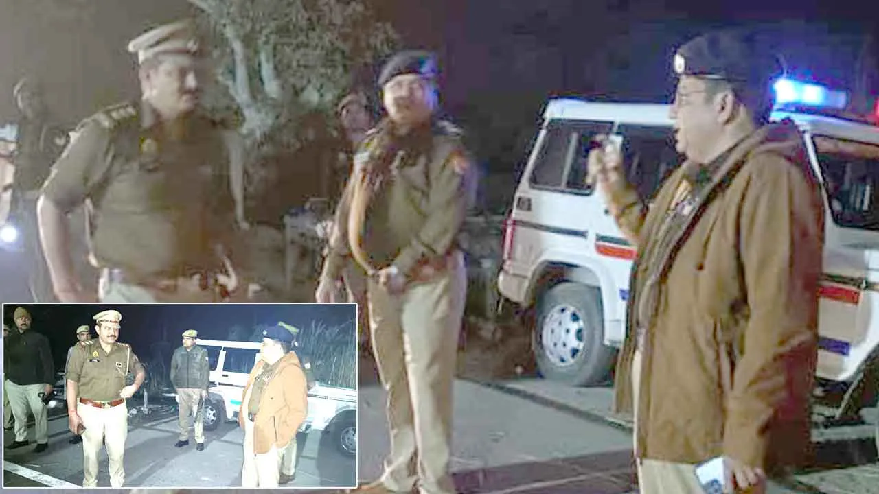 दिल्ली विस्फोट के बाद कैराना में बॉर्डर पर रातभर चला चेकिंग अभियान