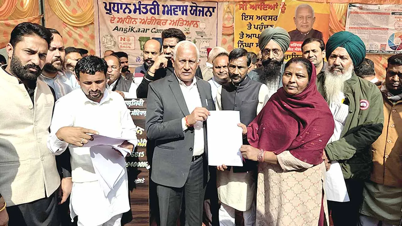 खनौरी के जरूरतमंदों का ‘पक्का मकान’ का सपना हुआ ‘साकार’