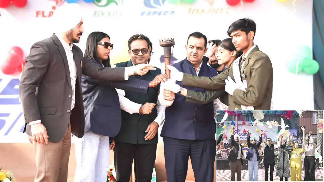 अक्षरा इंटरनेशनल स्कूल में वार्षिक खेलकूद महोत्सव ‘रस 2025/26’ मनाया गया, विश्व चैंपियन मनीषा मौन ने बच्चों को किया प्रेरित