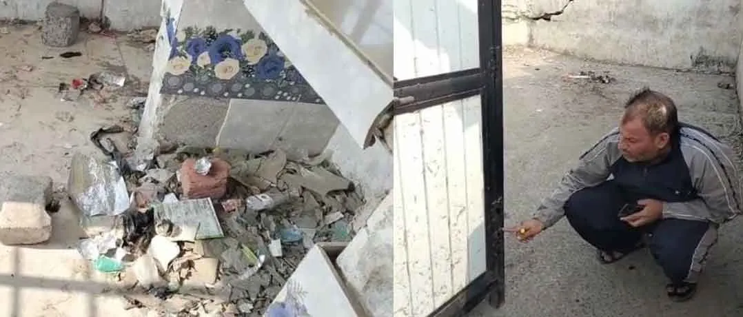 नशेड़ी प्रवृत्ति के लोगों की शरणस्थली बना रेलवे का खाली क्वार्टर