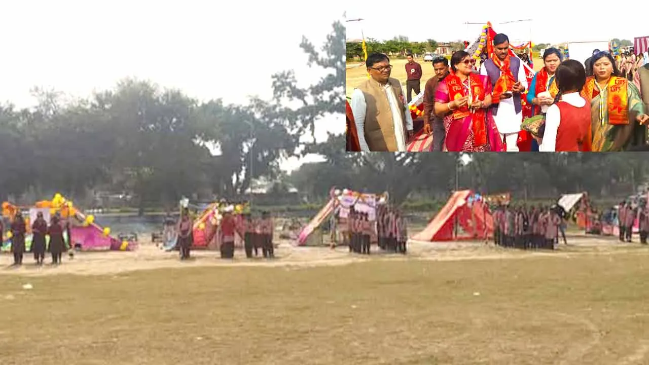मदनपुर ब्लॉक स्काउट गाइड रैली में 17 स्कूलों ने दिखायी प्रतिभा