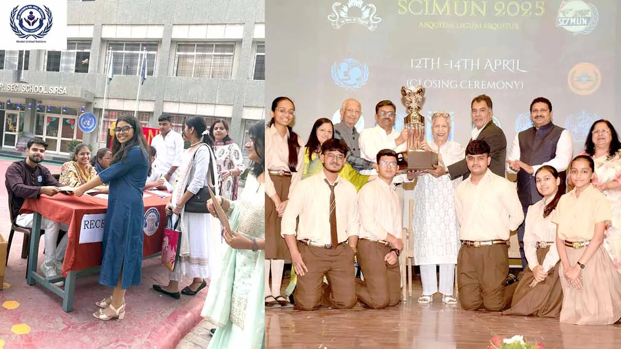 ज़ेवियर्स स्कूल, सिरसा का दूसरा Model United Nations सम्मेलन 28–29 नवंबर को — सिंधिया MUN में मिली उपलब्धि से बढ़ा उत्साह