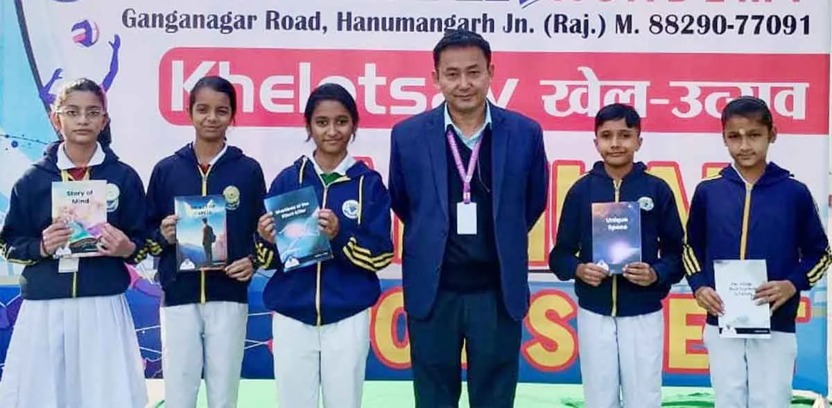 संस्कार अंतरराष्ट्रीय अकादमी ने साहित्य के क्षेत्र में रचा इतिहास! पांच विद्यार्थियों की किताबें प्रकाशित