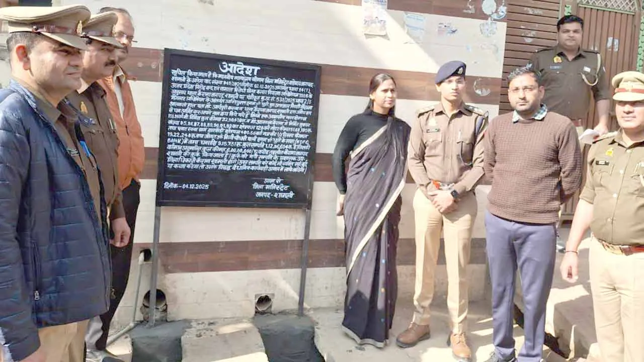 गैंगस्टर इनाम उर्फ धुरी की छह करोड़ रुपये की अवैध सम्पत्ति कुर्क