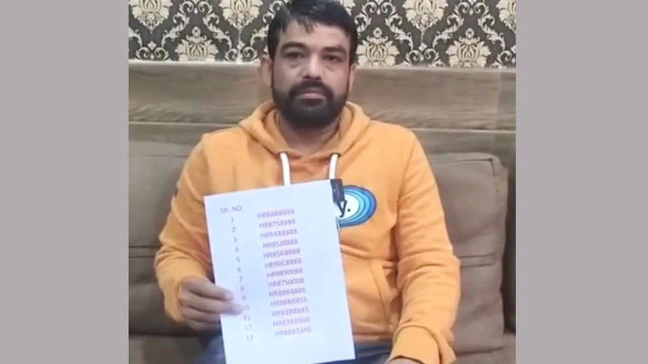 VIP Number: कैथल के दंपति ने 37 लाख में खरीदा हरियाणा का बहुचर्चित वीआईपी नंबर HR 88 B 8888