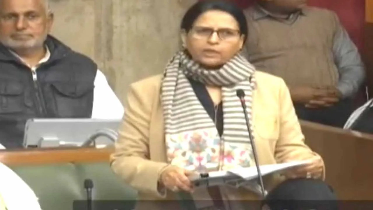 नारायणगढ हल्का विधायक शैली चैधरी ने शीतकालीन विधान सभा सत्र में रखी क्षेत्रवासियों की मांगे