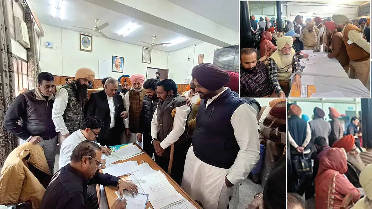 जिला परिषद व ब्लॉक समिति चुनाव: नामांकन के अंतिम दिन संगरूर में नेताओं और दावेदारों की भीड़ 