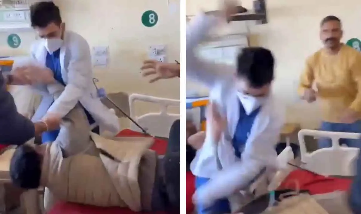 Viral Video: वायरल वीडियो के आधार पर मरीज की पिटाई करने वाला शिमला का यह डॉक्टर सस्पेंड