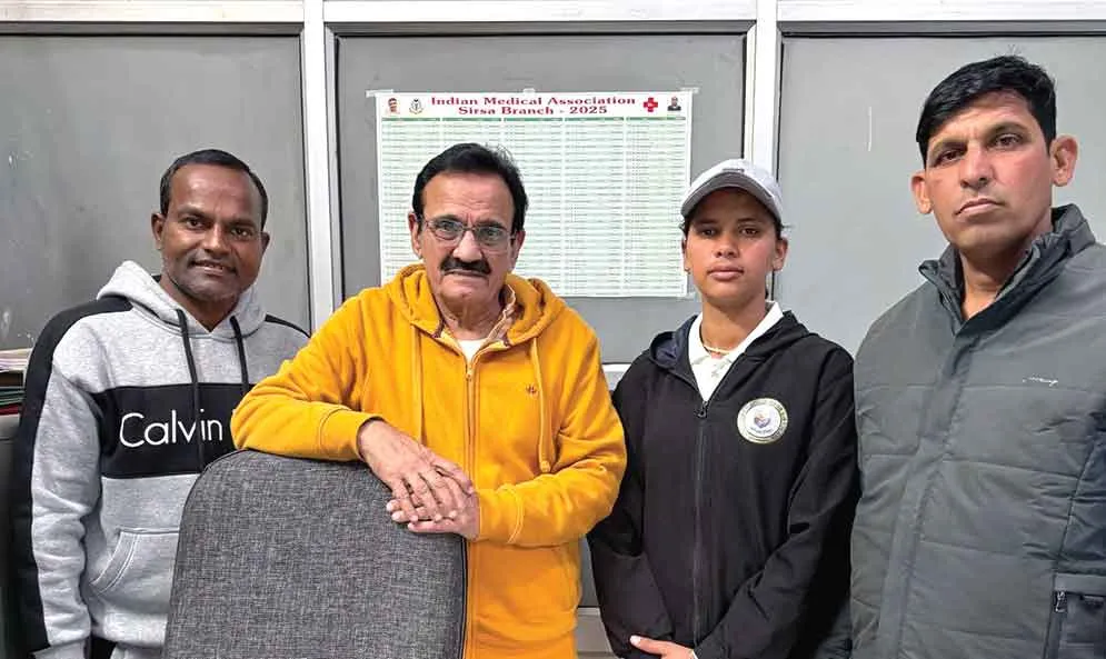 कनिष्क चौहान के बाद अब सरसा की बेटी अंजलि को बीसीसीआई ने ट्रायल के लिए बुलाया