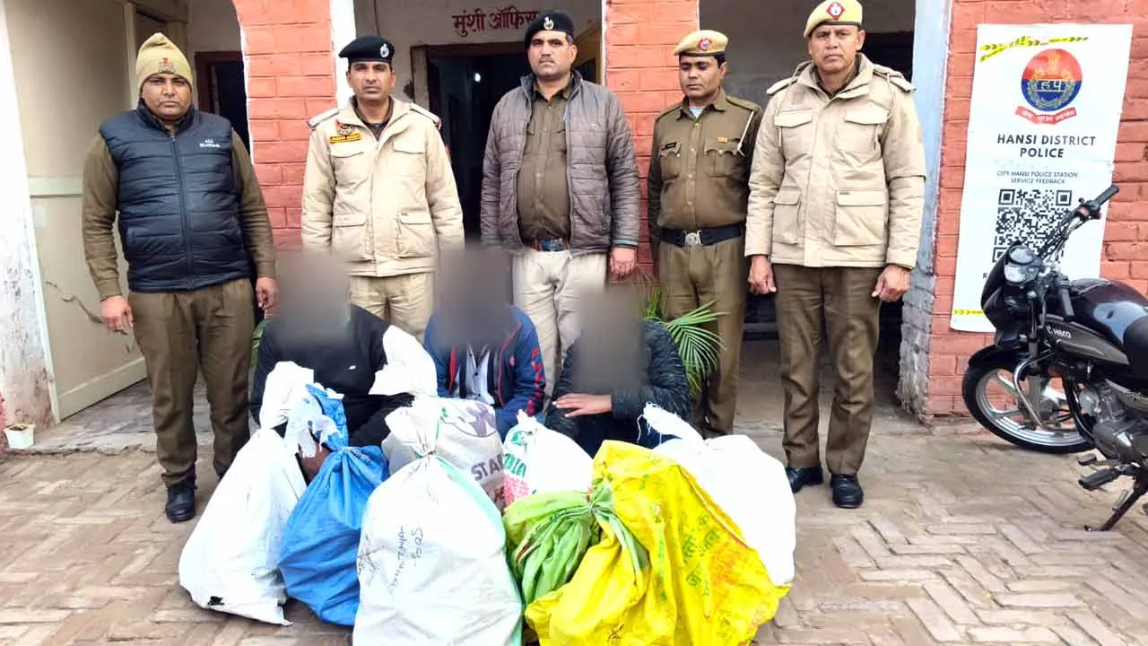Chinese Manja: हांसी में चाइनीज मांझा बेचने वालों पर पुलिस ने कसा शिकंजा, तीन आरोपी गिरफ्तार
