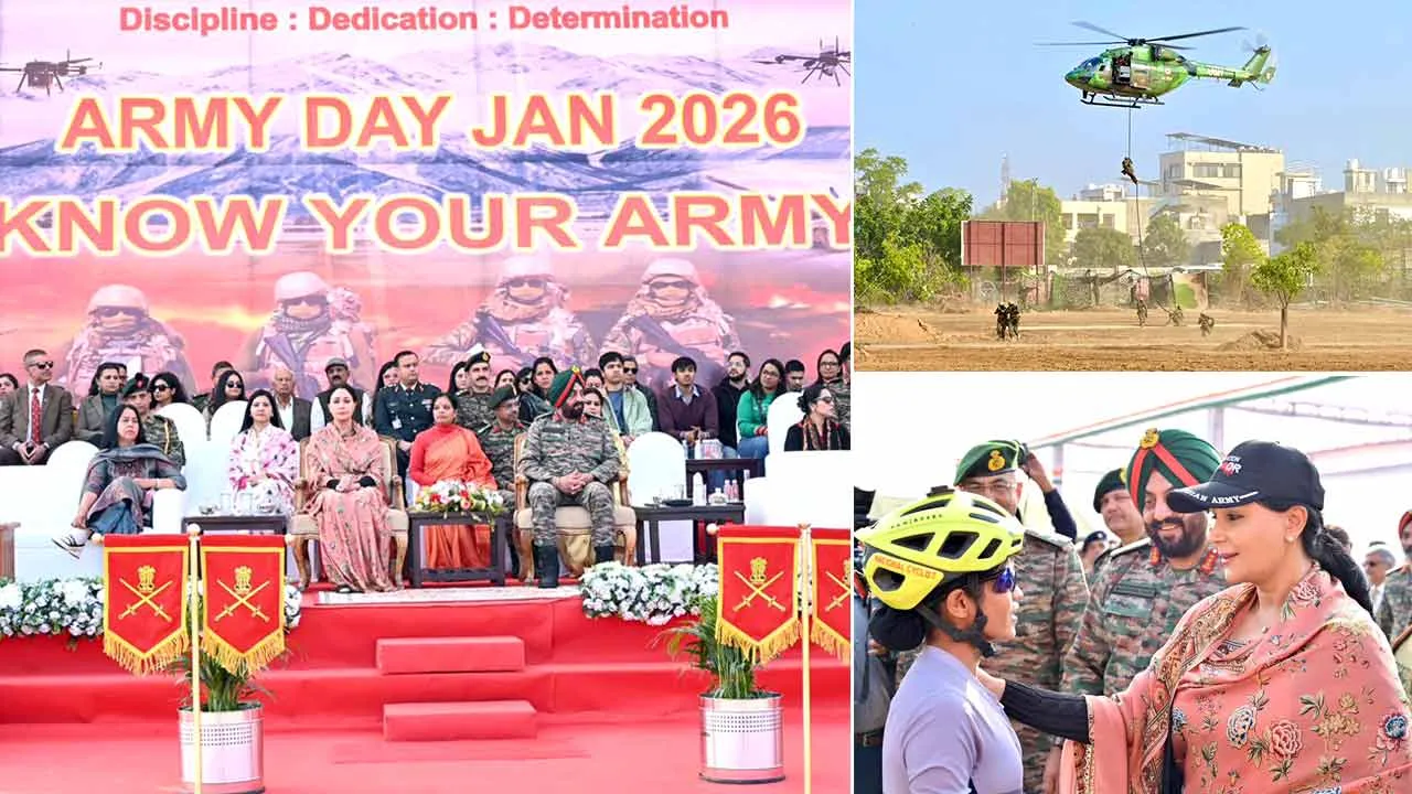 आर्मी डे पर जयपुर बना सैन्य शक्ति का मंच, दिया कुमारी ने कहा—“मैं भी आर्मी फैमिली से हूँ” यह हर राजस्थानवासी के लिए गर्व का क्षण