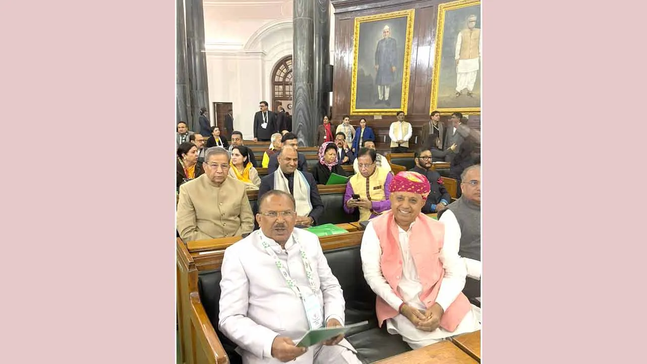 राजस्थान विधान सभा अध्यक्ष श्री वासुदेव देवनानी ने नई दिल्ली में 28वें राष्ट्रमंडल संसदीय सम्मेलन के उद्घाटन समारोह में भाग लिया
