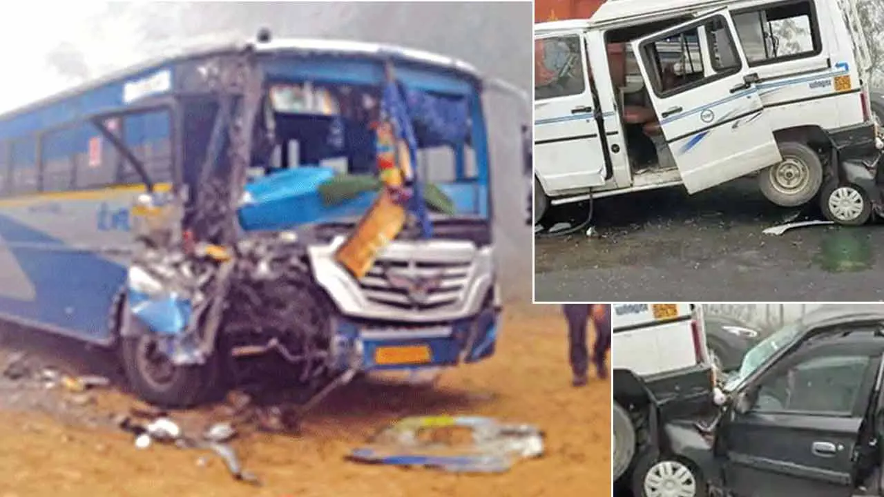 Punjab Road Accident: पंजाब में घना कोहरा बना मौत की वजह, एक दिन में कई भीषण हादसे