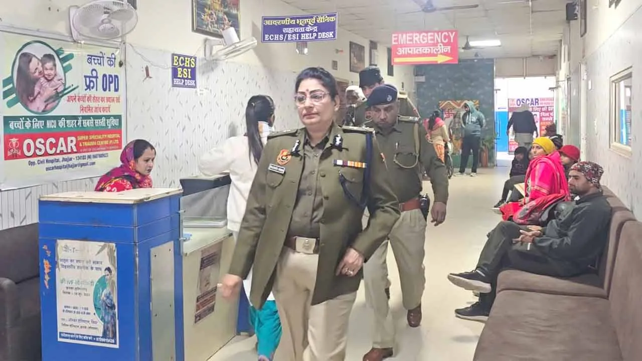 झज्जर में पुलिस व बदमाशों के बीच फायरिंग, मुठभेड़ के बाद तीन आरोपी फरार