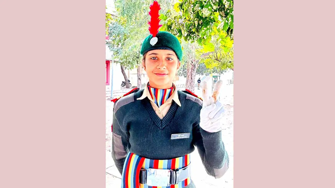 आर्मी डे परेड़ में प्रतिभाग करके श्वेधा सिंह ने बढ़ाया क्षेत्र का गौरव