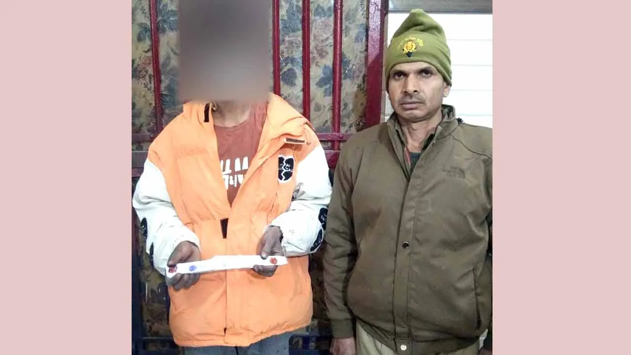 अवैध चाकू समेत एक आरोपी दबोचा, जेल रवाना