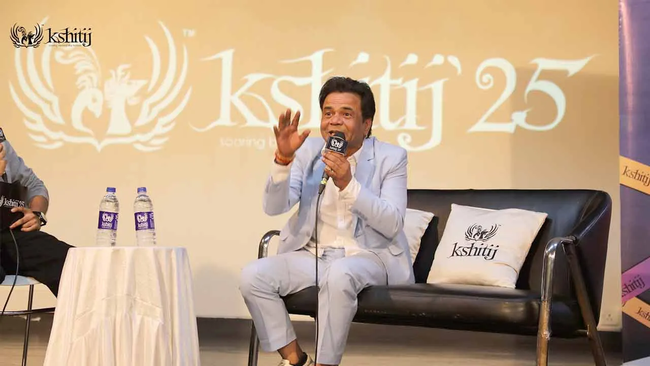 क्षितिज 25 में हास्य, संवाद और आत्मीयता का संगम, राजपाल यादव के साथ टॉक शो में छात्रों ने लिया प्रेरक अनुभव