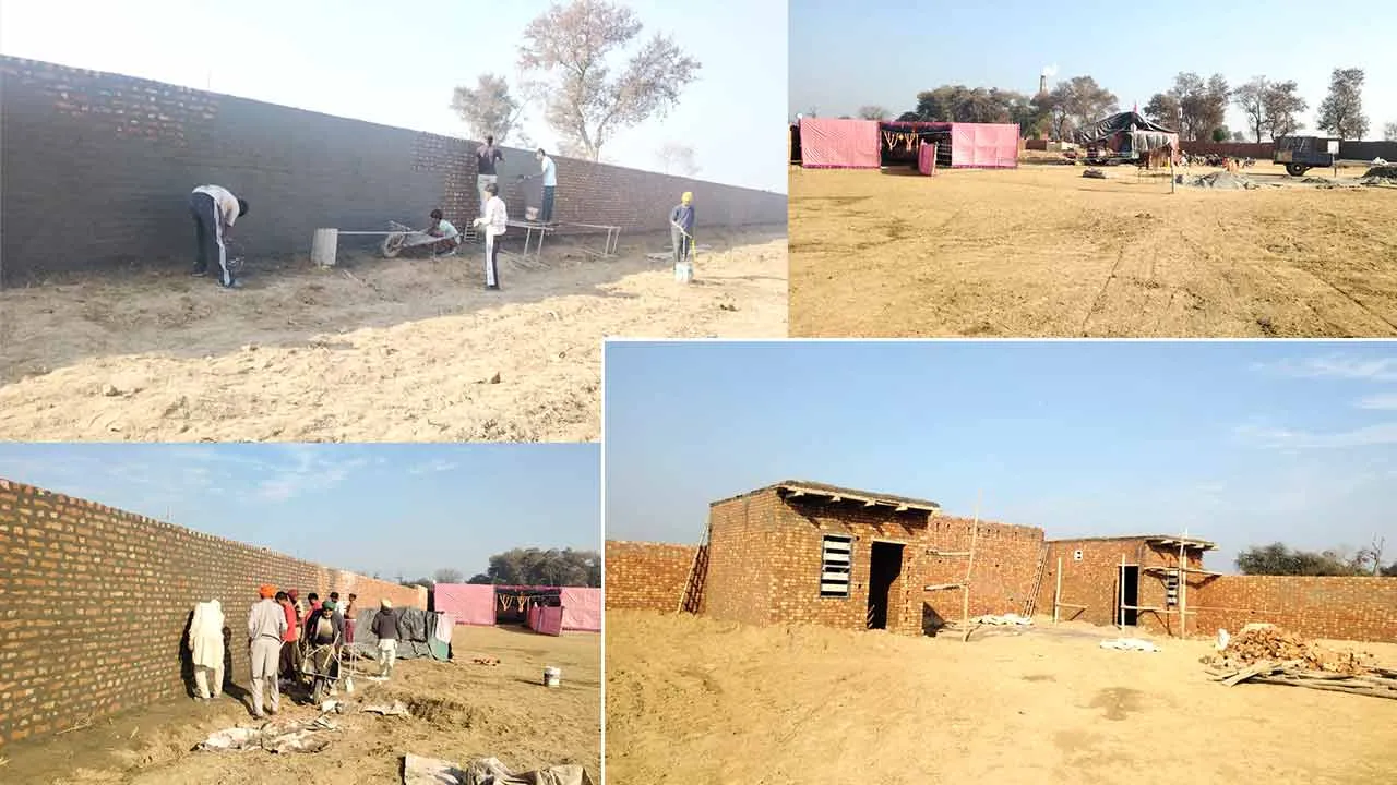 रतनगढ़ मानवता भलाई केंद्र का निर्माण तेज़ी से जारी