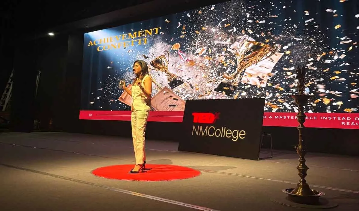 TEDx NM College सम्मेलन, ‘अंतरजाल—The Web Within’ थीम पर 600 श्रोताओं ने सुनीं प्रेरक बातें