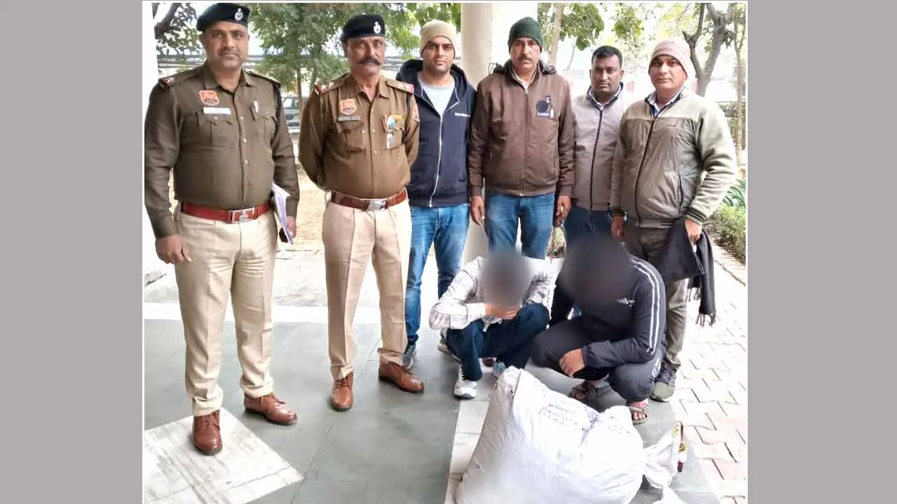 नया साल शुरू होते ही हरियाणा स्टेट नारकोटिक्स कंट्रोल ब्यूरो की फतेहाबाद यूनिट ने 24 किलो 955 ग्राम नशीला पदार्थ गाँजा सहित दो नशा तस्कर गिरफ्तार