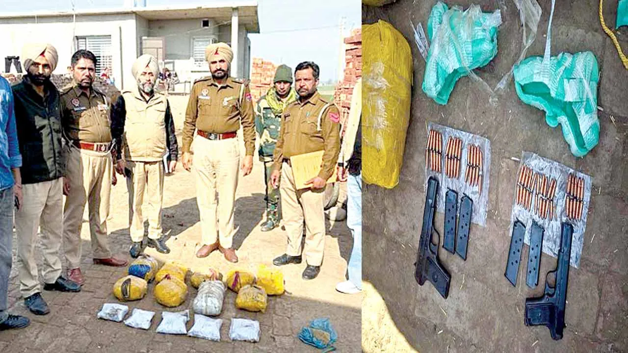 अमृतसर में सीमा पार तस्करी का भंडाफोड़, 25 किलो हेरोइन के साथ दो गिरफ्तार