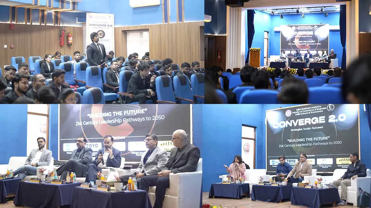 दिल्ली स्कूल ऑफ इकोनॉमिक्स में ‘Converge 2.0’ आयोजित, रणनीति, एनालिटिक्स और लीडरशिप पर हुआ मंथन