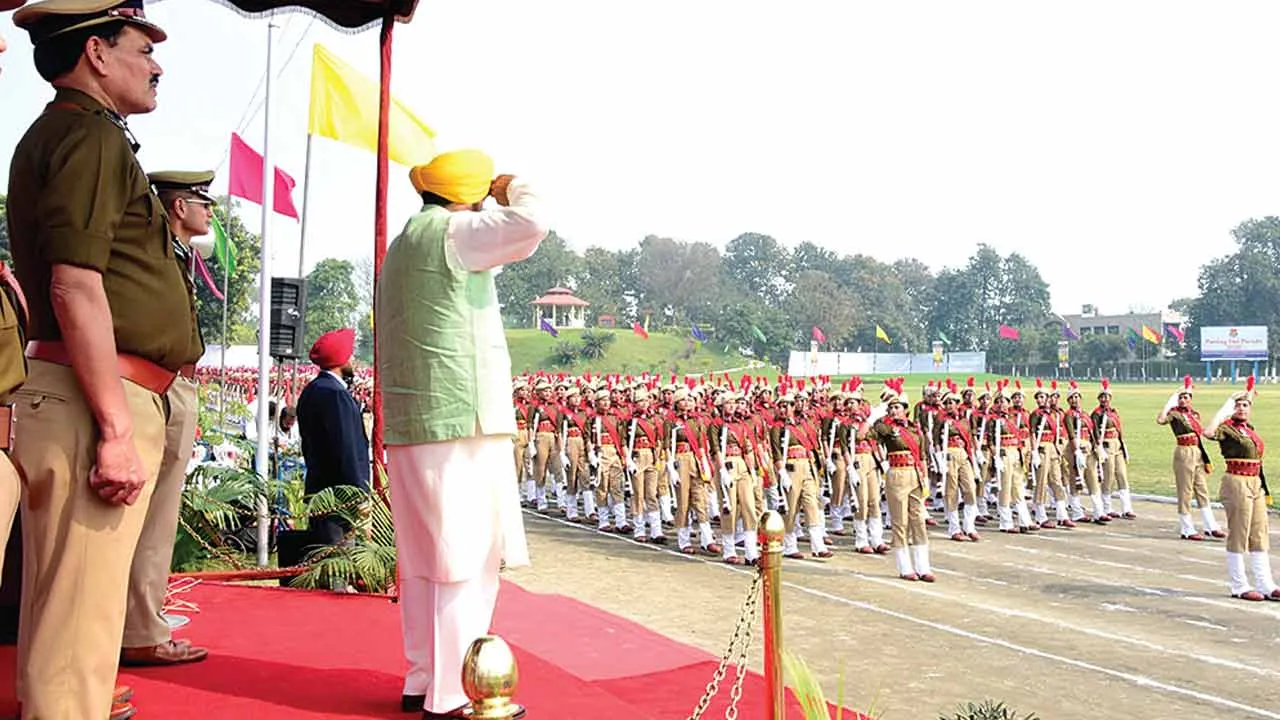 जालंधर पीएपी कैंपस में पासिंग आउट परेड, 2,577 नए जवान पुलिस बल में शामिल  