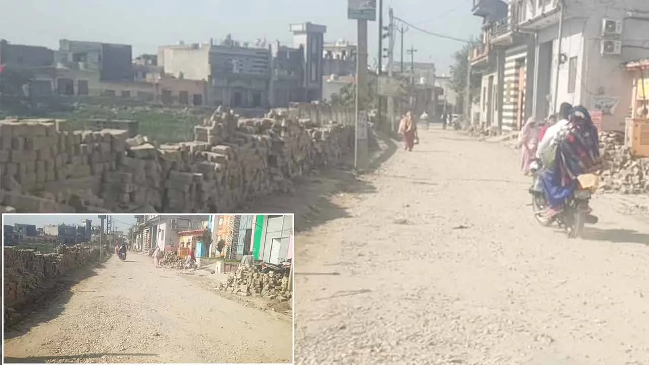 ‘कण्डेला में सड़क उखाड़कर भूल गया लोक निर्माण विभाग’