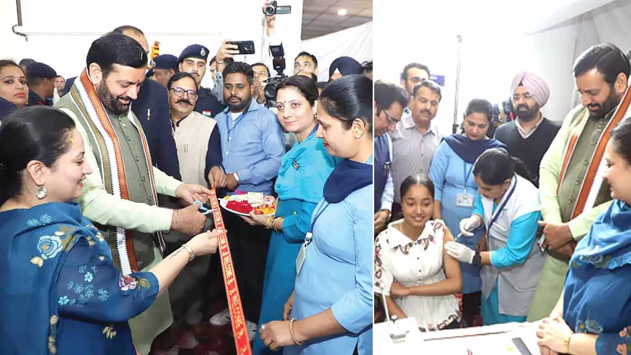HPV Vaccine: मुख्यमंत्री नायब सैनी ने लाडवा से किया प्रदेशभर में एचपीवी वैक्सीन का शुभारंभ