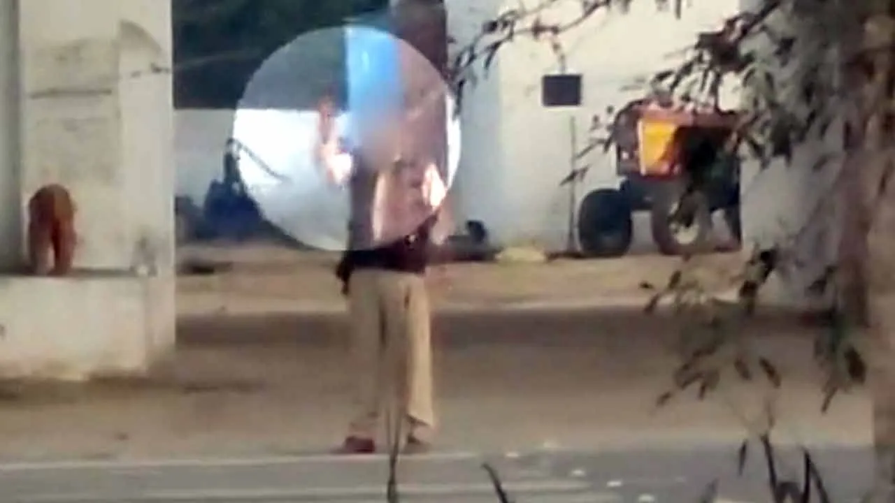 पंजाब पुलिस के एएसआई की रोड़ी में हवाई फायरिंग करते वीडियो वायरल