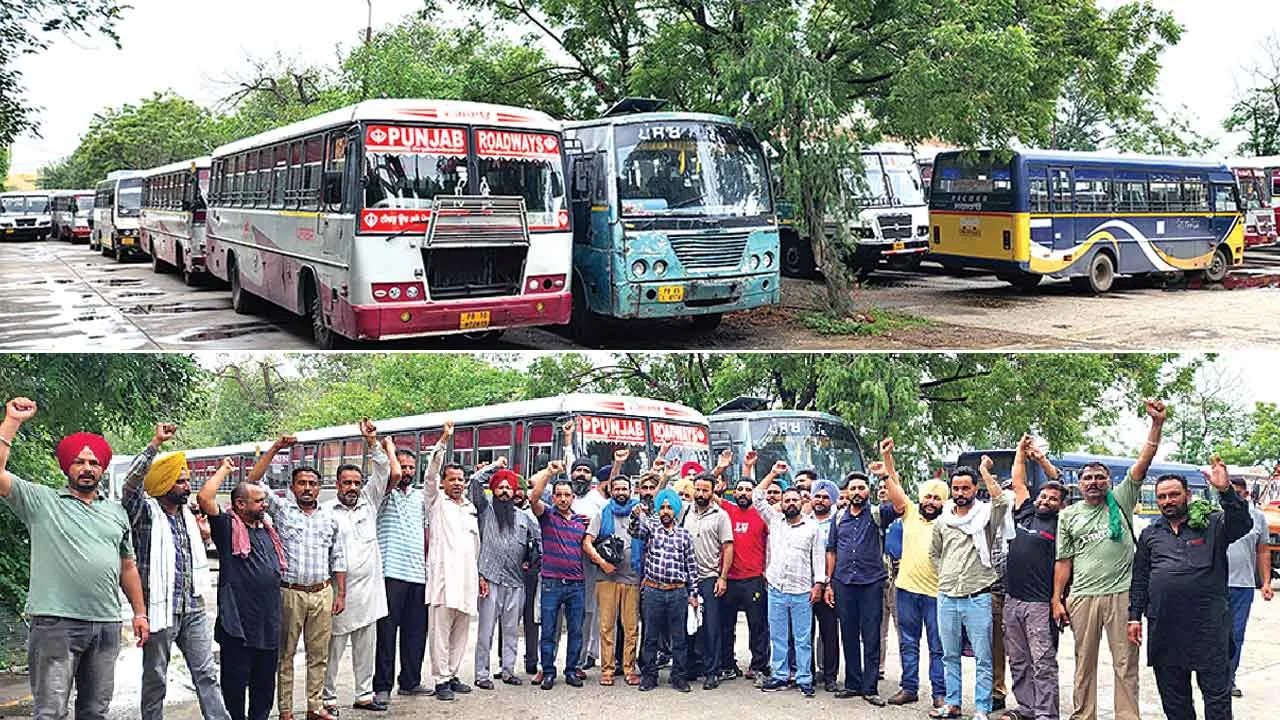 Punjab Bus Strike: आश्वासन के बाद माने कच्चे कर्मी, खत्म की हड़ताल 