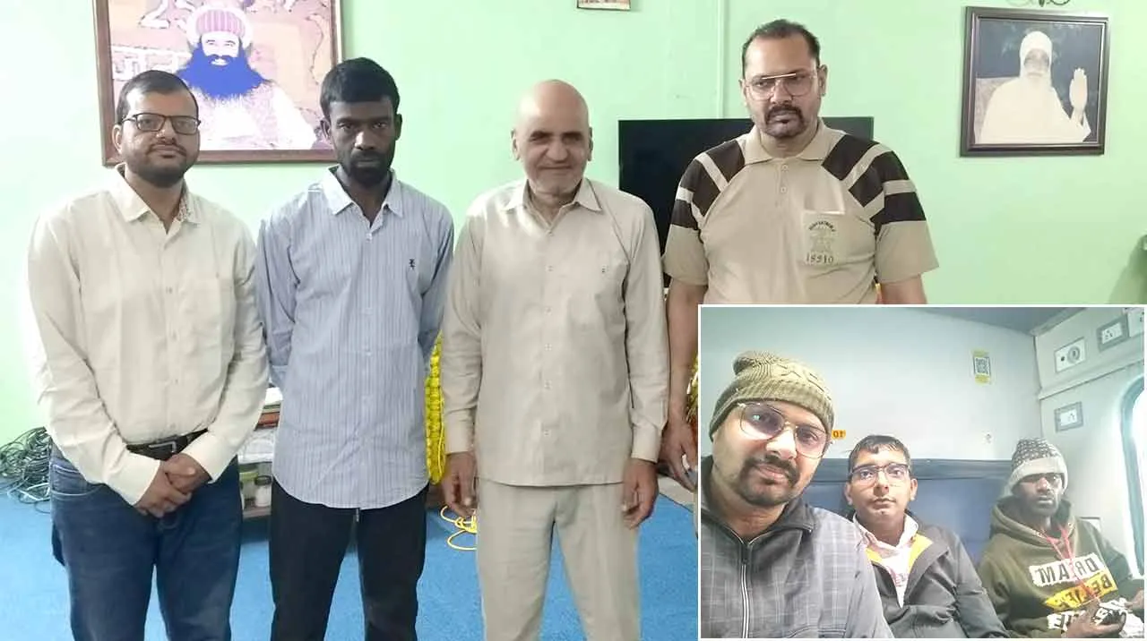 मानवता की मिसाल: 15 साल बाद ‘जिंदा’ लौटा सतीश, सेवादारों ने 3200 किमी दूर पहुँचाया घर