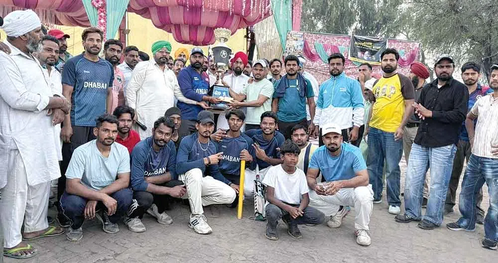 लोहगढ़ में 23वां क्रिकेट टूर्नामेंट संपन्न, ढ़ाबां ने जीता