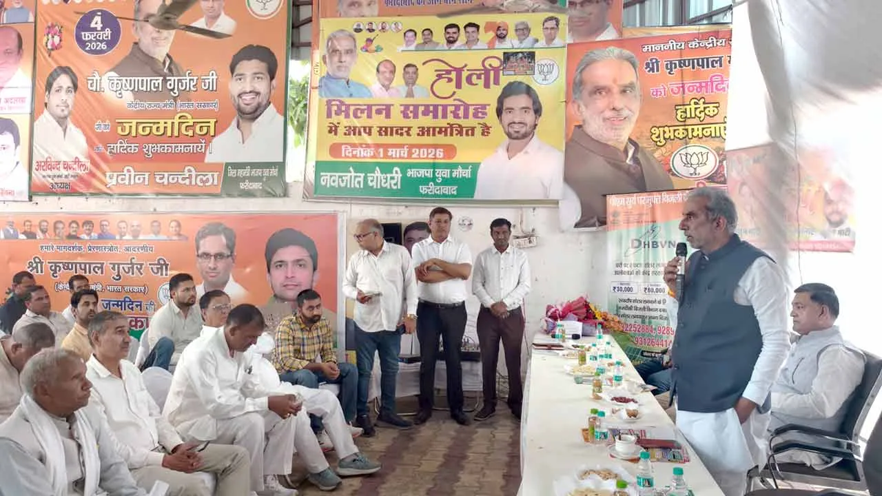 अंतिम व्यक्ति तक लाभ पहुंचाना सरकार का लक्ष्य: कृष्ण पाल गुर्जर
