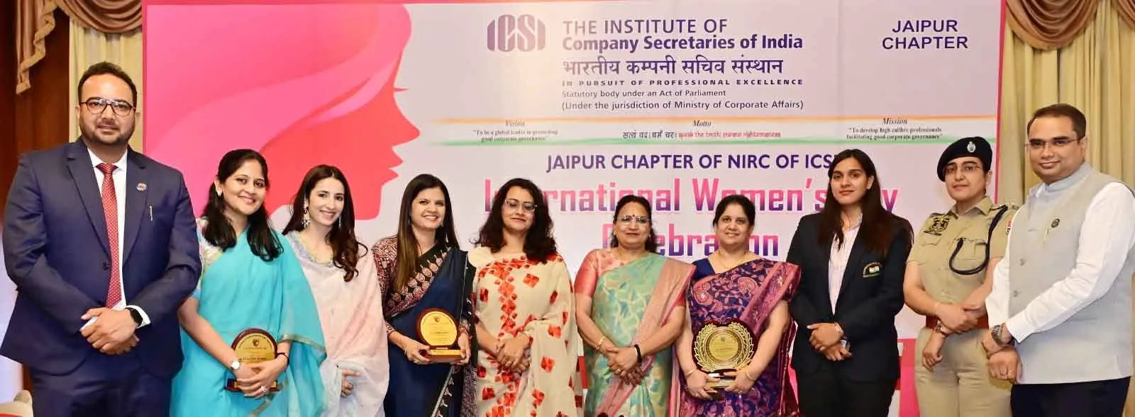 आईसीएसआई जयपुर चैप्टर ने किया महिलाओं का सम्मान