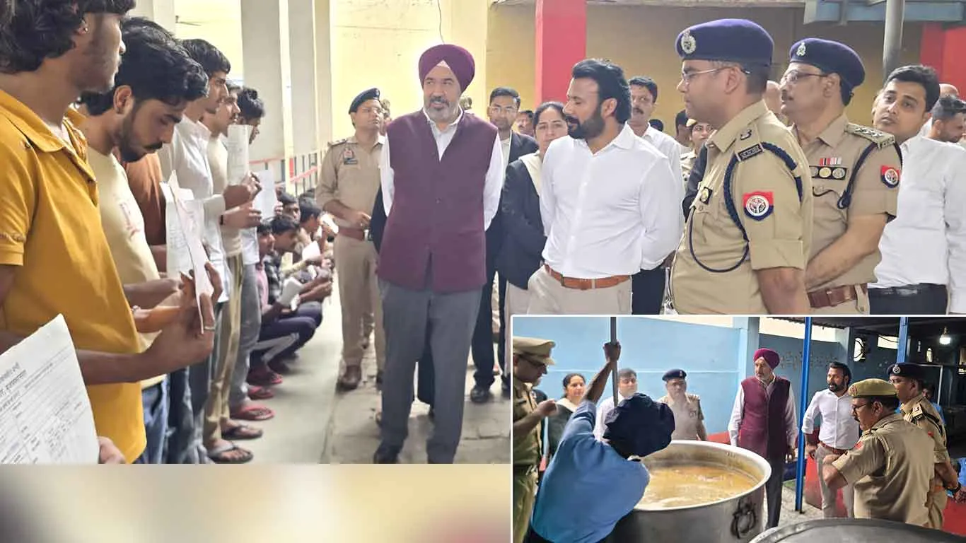 जिला जज व डीएम ने किया कारागार का निरीक्षण, परखी व्यवस्था