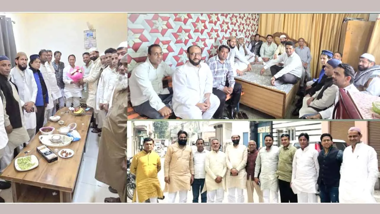 ईद मिलन कार्यक्रमों में पत्रकारों व गणमान्य लोगों की उत्साहपूर्ण भागीदारी, आपसी भाईचारे की मिसाल