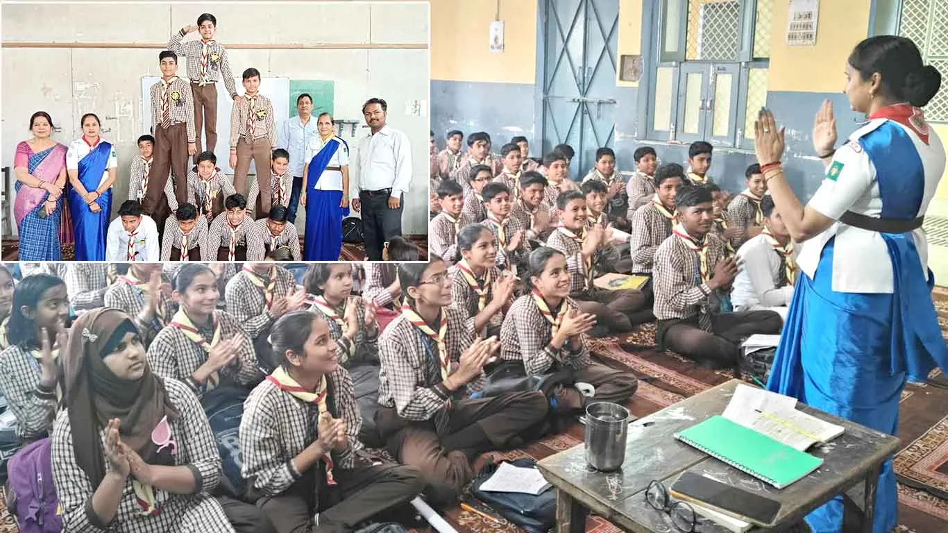 स्काउट-गाइड के इतिहास, प्रतिज्ञा, नियम व गांठ बंधन की दी जानकारी