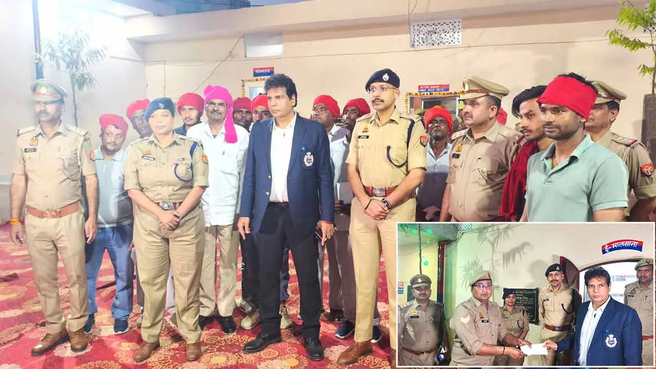 मीरापुर थाने में नवनिर्मित सुविधाओं का एसएसपी ने किया उद्घाटन